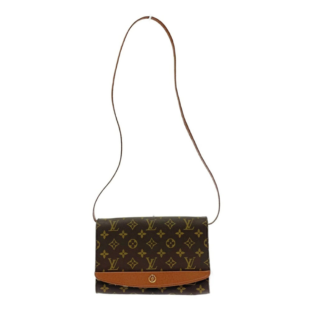 LOUIS VUITTON Monogram Bordeaux Red Shoulder Bag Brown